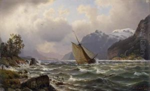 Stormy Sea In The Fiords Stormy Sea In The Fiords