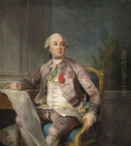 A Portrait Study Of
Charles-claude De Flahaut De La Billarderie,comte D'angiviller
(1730-1809) A Portrait Study Of
Charles-claude De Flahaut De La Billarderie,comte D'angiviller
(1730-1809)