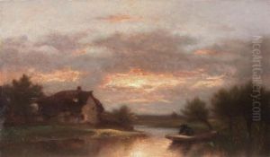 Chaumiere Pres D'un Lac