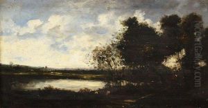 L'abreuvoir by Jules Dupre
