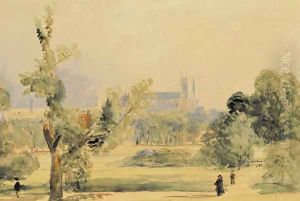 View of Westminter Abbey from St James's, London