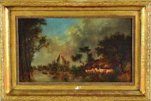 chaumiere Au Bord De L'etang chaumiere Au Bord De L'etang