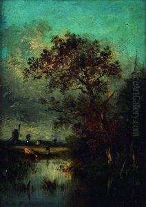 Riviere Et Foret by Jules Dupre