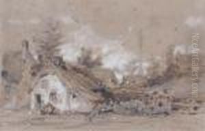 Le Hameau by Jules Dupre