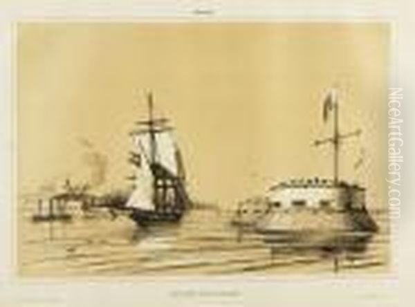 Kronstadt. Entree De La Rade - view 1