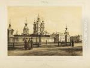 St. Petersbourg. Smol'ny I Monastir'/couvent De Smolna by Andre Durand