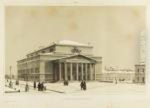 Moscou. Le Grand Theatre Imperial by Andre Durand