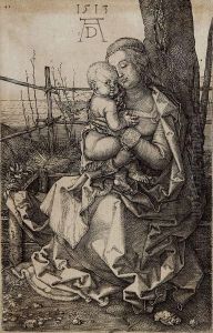 La Vierge Assise Pres D'un Arbre by Albrecht Durer