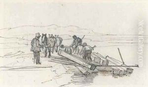 Unloading timber