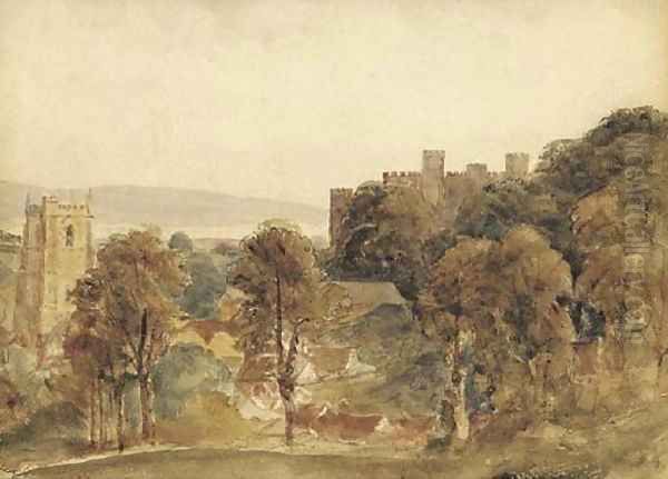 View of Ludlow Castle - view 1