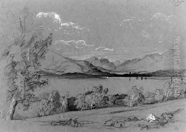 A lake view, possibly Buttermere from Crummock Water - view 1