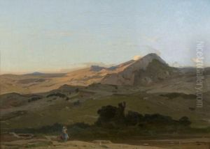 Libanesische Landschaft Mit Dem Hermon