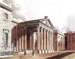 Carlton House, engraved by R. Reeve, c.1819 by William Westall