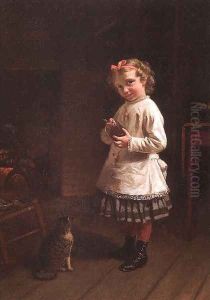 In the Jelly Jar 1880 by Thomas Waterman Wood