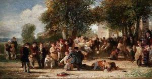 A School Playground by Thomas Webster