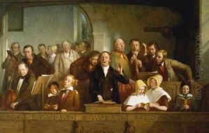 Village choir by Thomas Webster