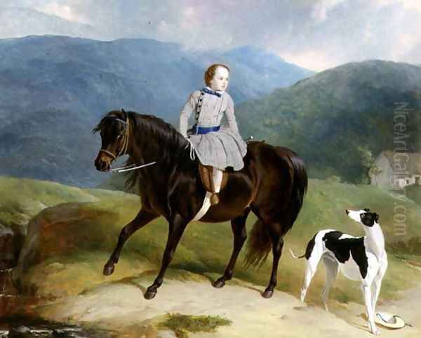 Master Edward Coutts Marjoriebanks on his Pony, c.1851 - view 1