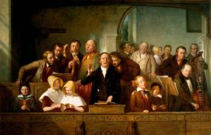 A Village Choir by Thomas Webster