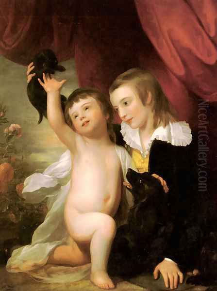 Portrait of Raphael West and Benjamin West, Jr., 1775 - view 1