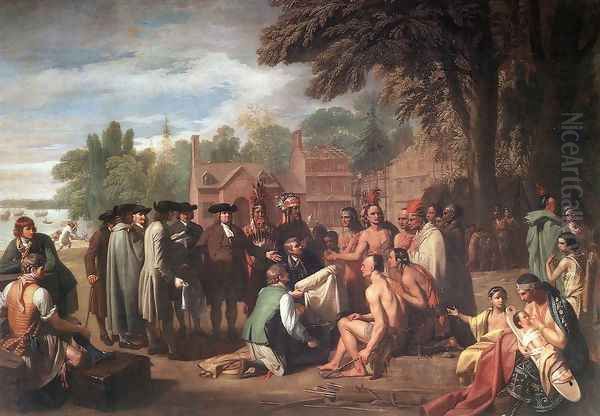 The Treaty of Penn with the Indians 1771-72 by Benjamin West