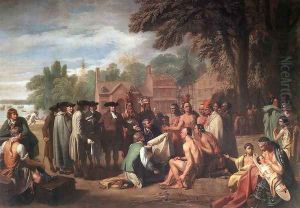 The Treaty of Penn with the Indians 1771-72 by Benjamin West