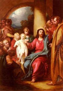 Christ Showing A Little Child As The Emblem Of Heaven