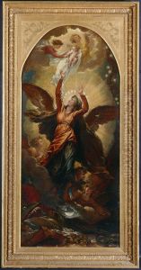 The Woman Clothed with the Sun Fleeth from the Persecution of the Dragon