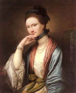 Portrait of Ann Barbara Hill Medlycott (1720-1800) by Benjamin West