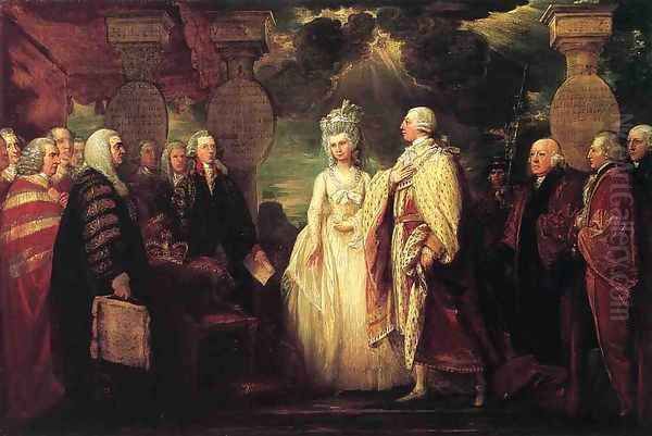 His Majesty George III Resuming Power - view 1