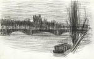 La Seine A Paris by Henri-Jacques Evenepoel