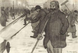 Les Ramasseurs De Neige by Henri-Jacques Evenepoel