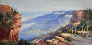 govet s Leap, Blue Mountain by Gladstone Eyre