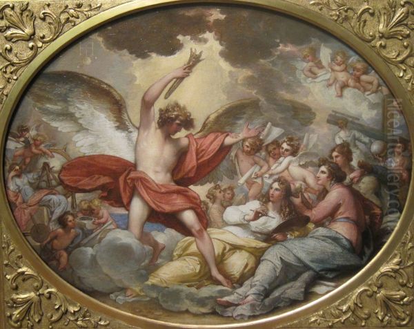 Genius Calling Forth the Fine Arts to Adorn Manufactures and Commerce - view 1