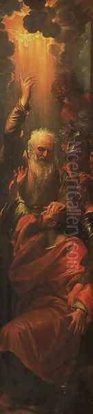Left panel of a triptych (study for a window at St. Paul's Church, Birmingham) - view 1