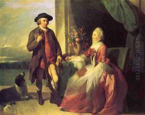 Mr. Robert Grafton and Mrs. Mary Partridge Wells Grafton by Benjamin West