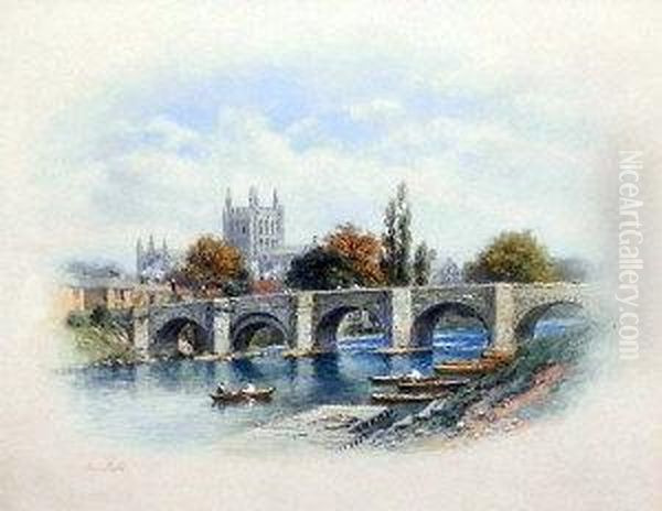 View Of A Bridge With A Cathedral In The Distance - view 1