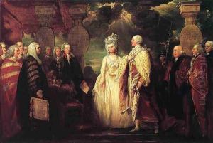 His Majesty George III Resuming Power in 1789 by Benjamin West