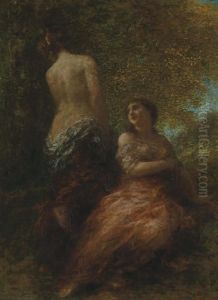 Les Baigneuses by Ignace Henri Jean Fantin-Latour