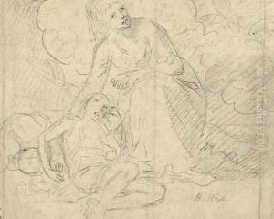 Hagar and Ishmael 2 by Benjamin West