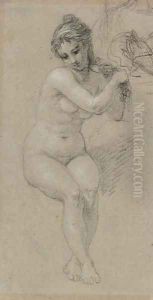 Seated Nude by Benjamin West