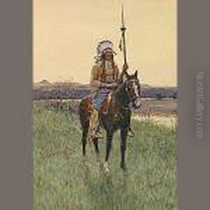 Southern Plains Indian Warrior by Henry Farny
