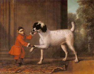 A Favorite Poodle And Monkey Belonging To Thomas Osborne, The 4th Duke of Leeds