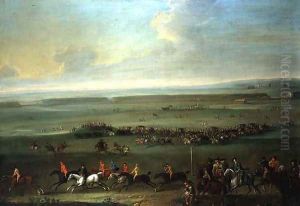 The Starting Post at Newmarket by John Wootton