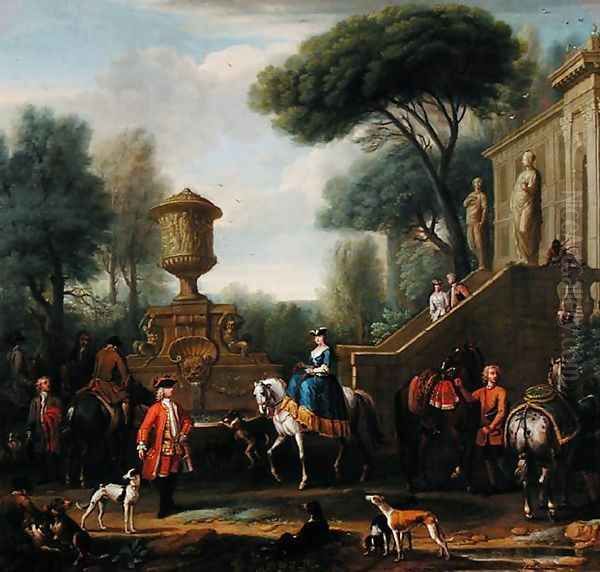 Preparing for the Hunt, c.1740-50 - view 1