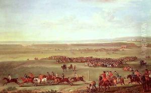 Racing at Newmarket by John Wootton