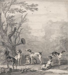 Hounds in a Landscape