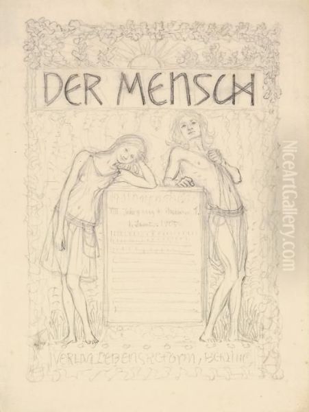 Der Mensch (titelblatt-entwurf) - view 1