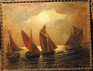 Notturno Con Imbarcazioni