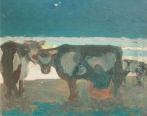 Vacas En Malvin by Juan Carlos Figari Castro