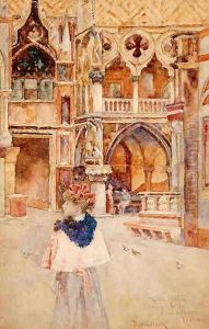 Porta della Carta, Entrance to the Ducal Palace, Venice by David Woodlock